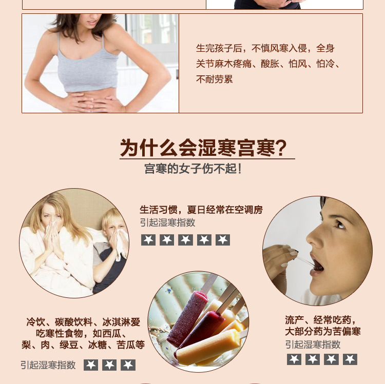 古锦堂暖巢保养套装通调气血调节生理暖宫散寒美容院调理泥灸套盒