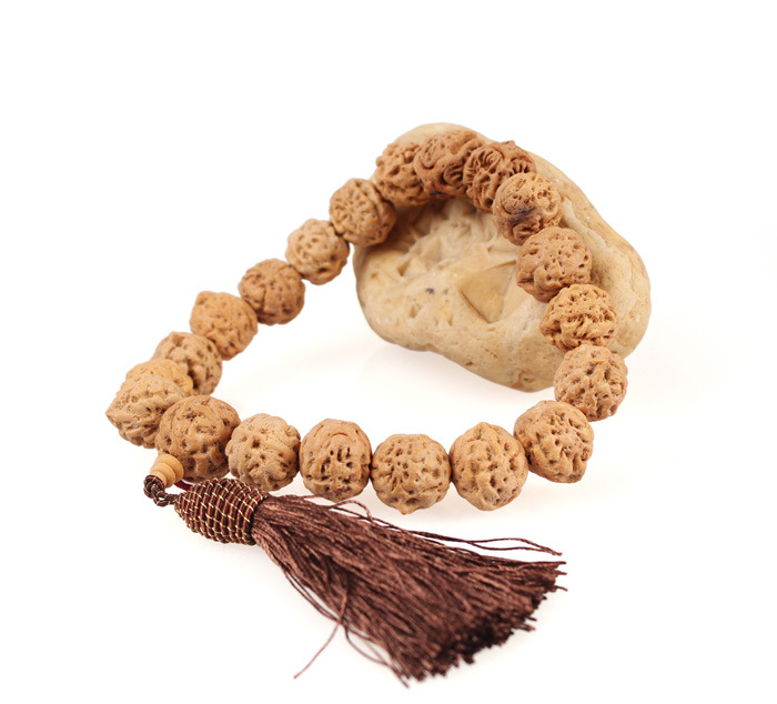 天然原籽四角麒麟眼菩提提珠 19颗手持念珠 麒麟眼佛珠车饰批发