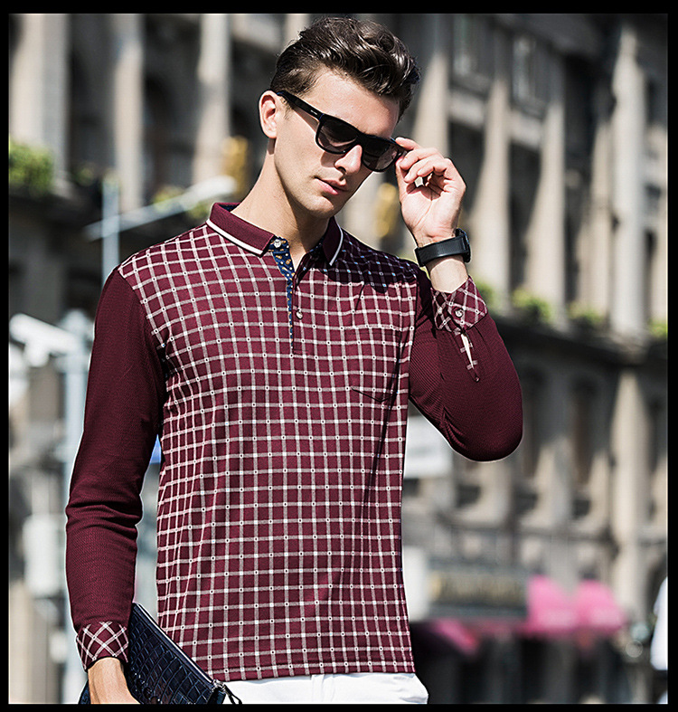 桐乡市梧桐伊风君尚服装店 供应信息 男式t恤 2016秋季新款中年男士