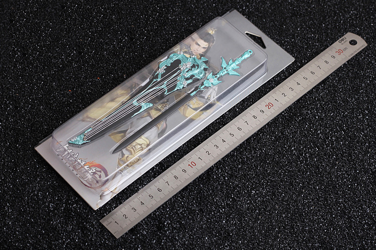 剑侠情缘3 剑网三橙武 明教明王镇狱 22厘米合金武器兵器