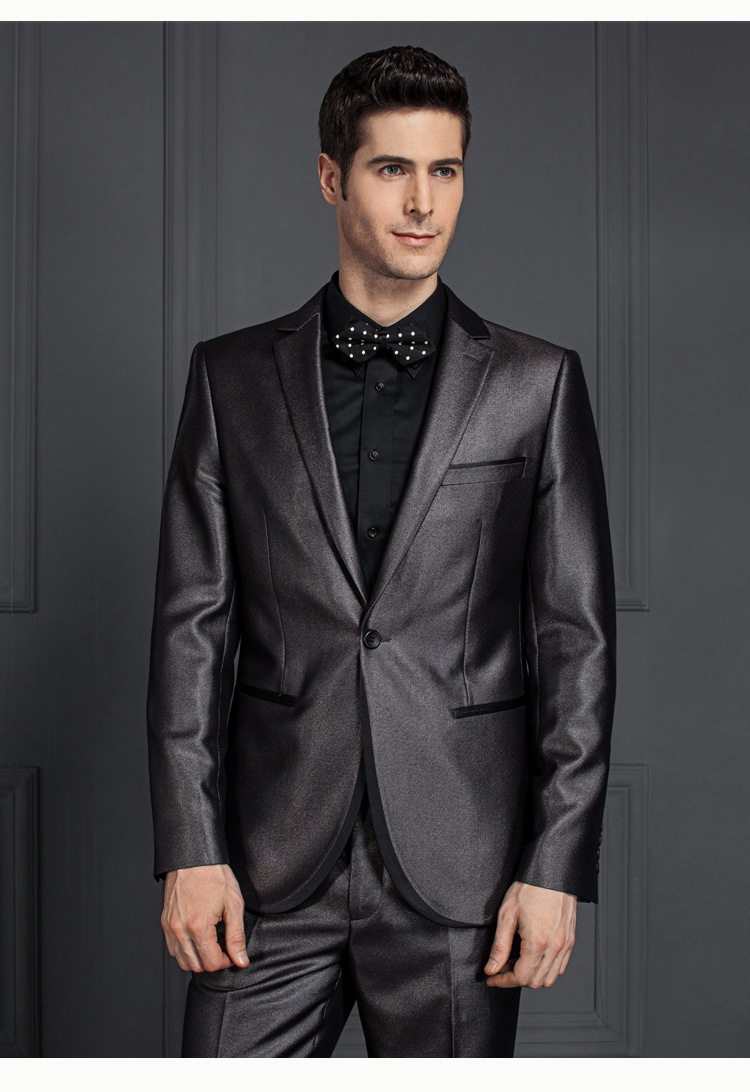 西装男套装商务男士西服西装修身韩版正装职业结婚伴郎礼服