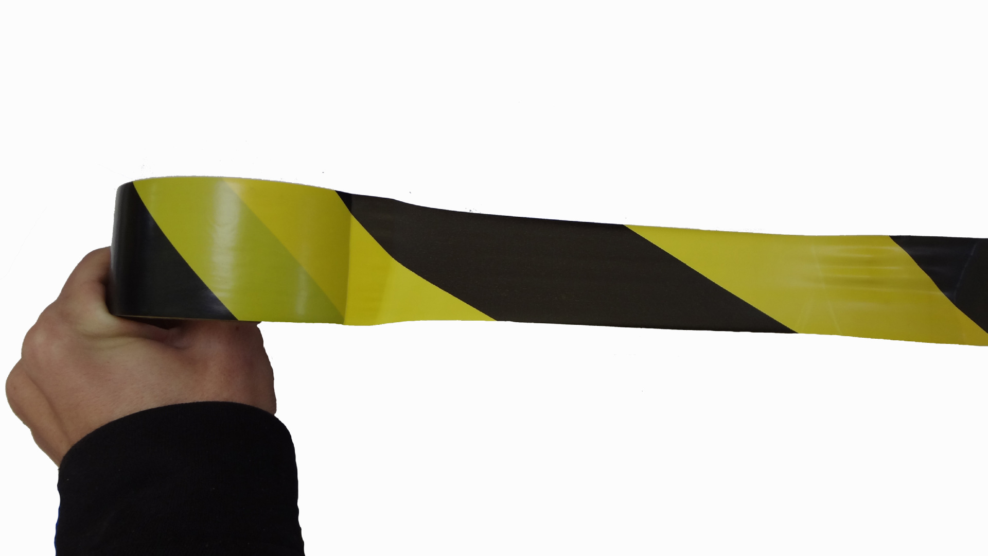 厂家直销黄黑斑马胶pvc地板胶 警示胶带 宽可定做长13米