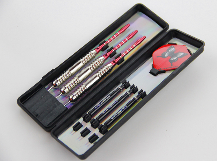 飞腾耐斯针式飞镖 红色划五线铝杆 红色蝴蝶 盒装款式 热卖