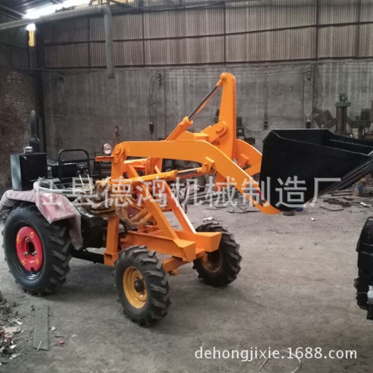 专业生产建筑小铲车 操作灵活四轮装载机 20马力液压养殖小铲车