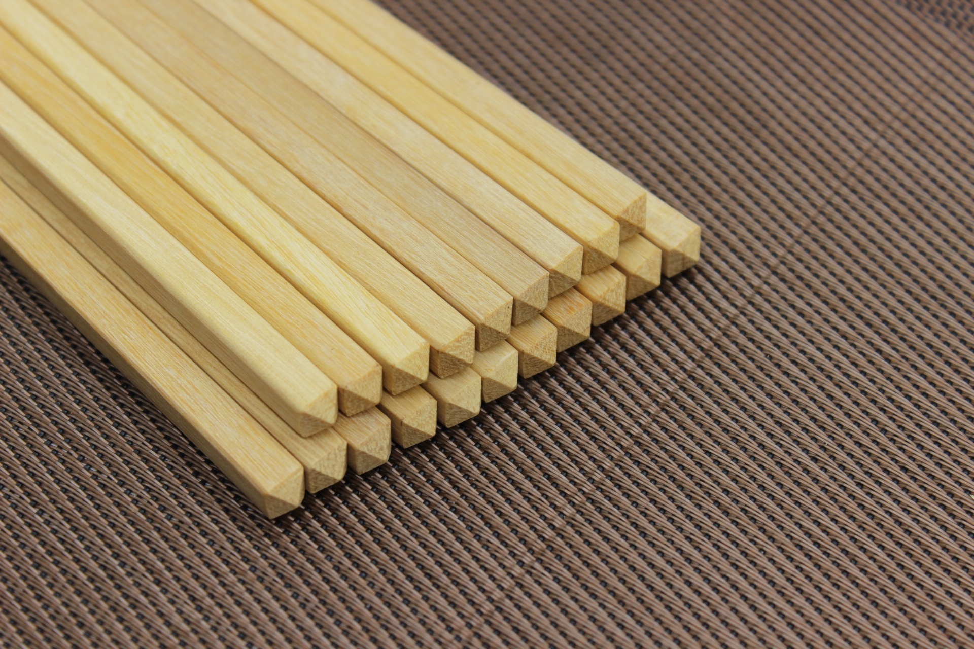 天然手工打磨中华黄檀木筷子 无漆无蜡原木实木散装筷子