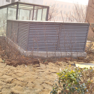 厂家直销固定式铝合金百叶窗,百叶配件,地下车库采光百叶窗