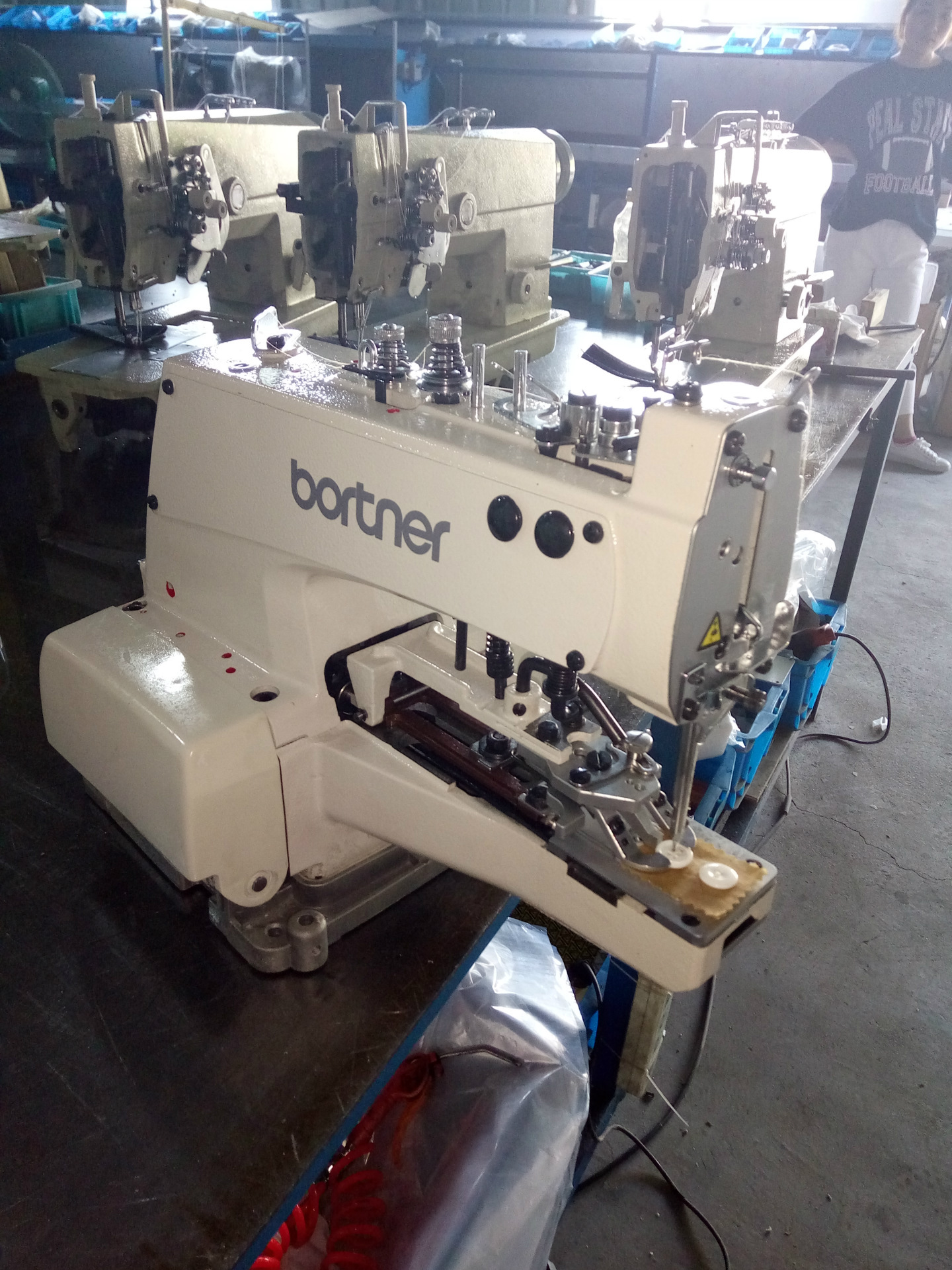 重机款373电脑直驱十字钉扣机自动化1377直驱钉扣机