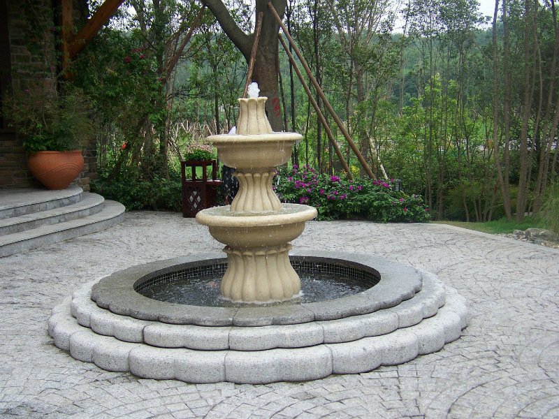 供应花岗岩石材喷水池 园林景观雕塑 定