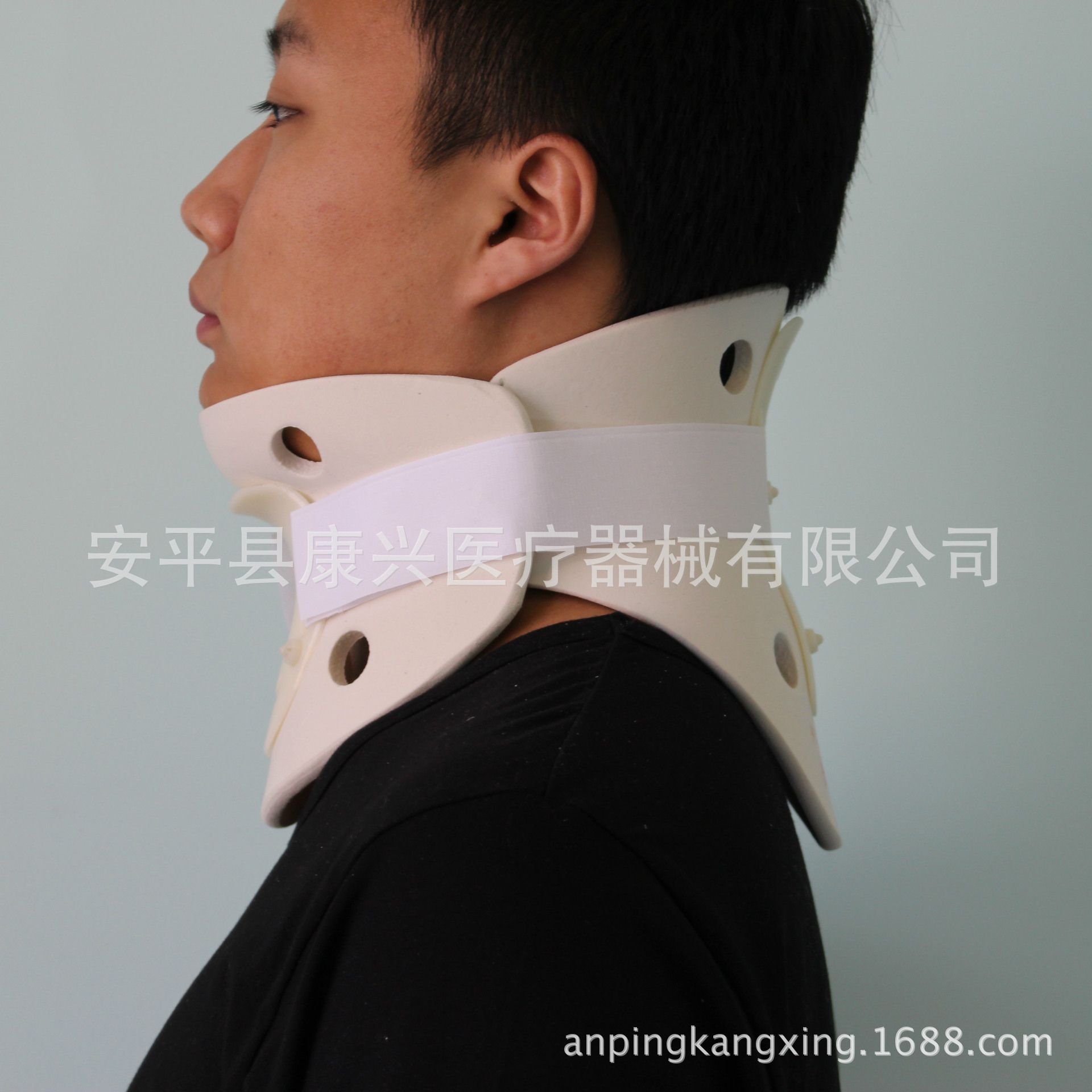 高分子医用支具分体颈托 颈托颈椎固定 颈部固定 急救高分子颈托