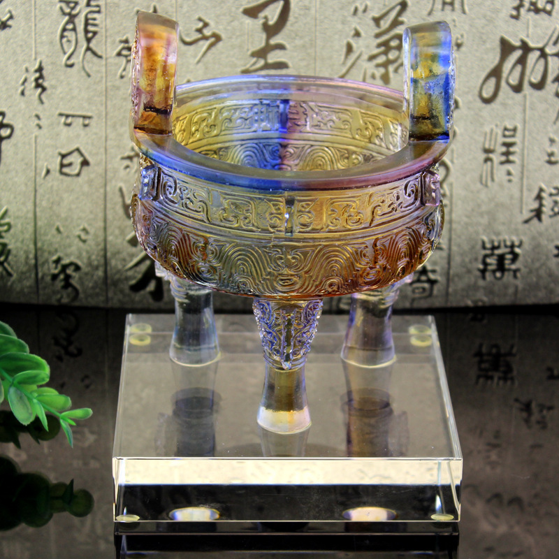 古法琉璃琉璃鼎