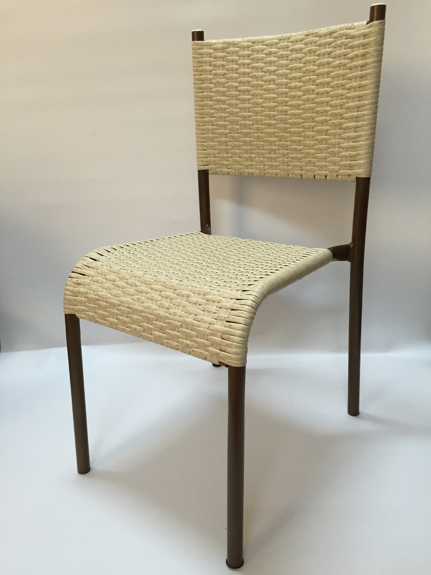 新款家具五金塑料藤椅户外家具花园阳台藤椅奶茶店咖啡厅露天藤椅