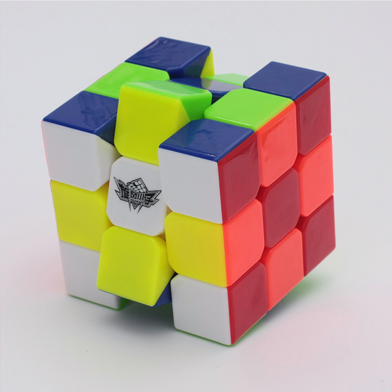 【木瓜三阶旋风小子飞舞5.6cm魔方彩色】3阶神州玩具22301批发