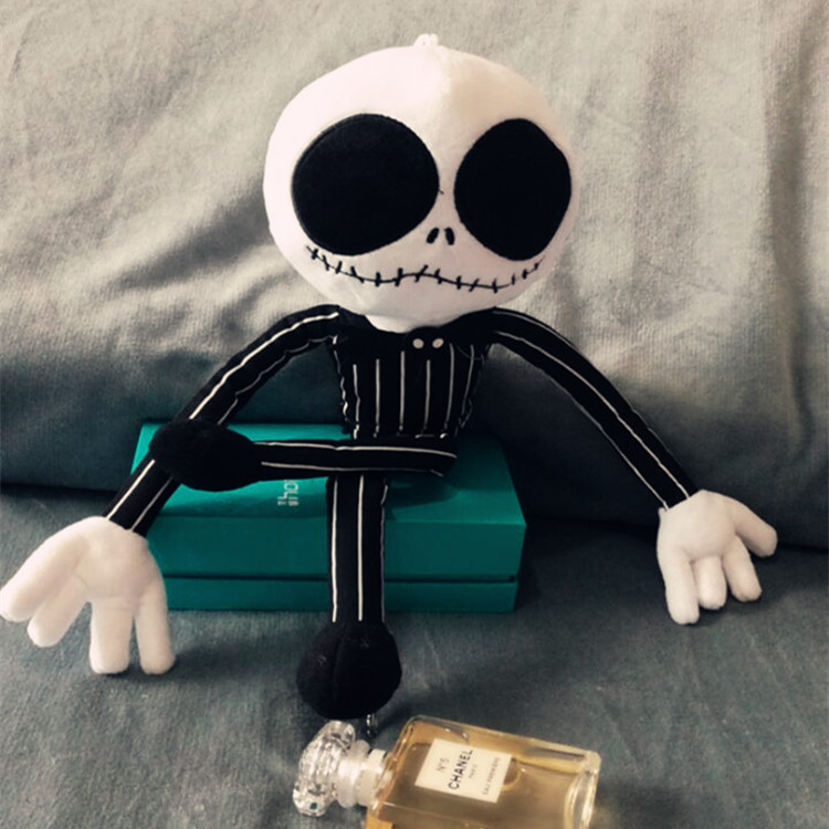 复活节玩偶骷髅头毛绒玩具长腿杰克搞怪派对公仔创意礼品抓机娃娃