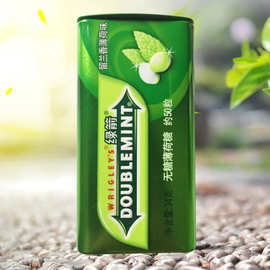 无糖薄荷糖铁盒润喉糖口香糖厂家加工定制食品级小长方形马口铁盒