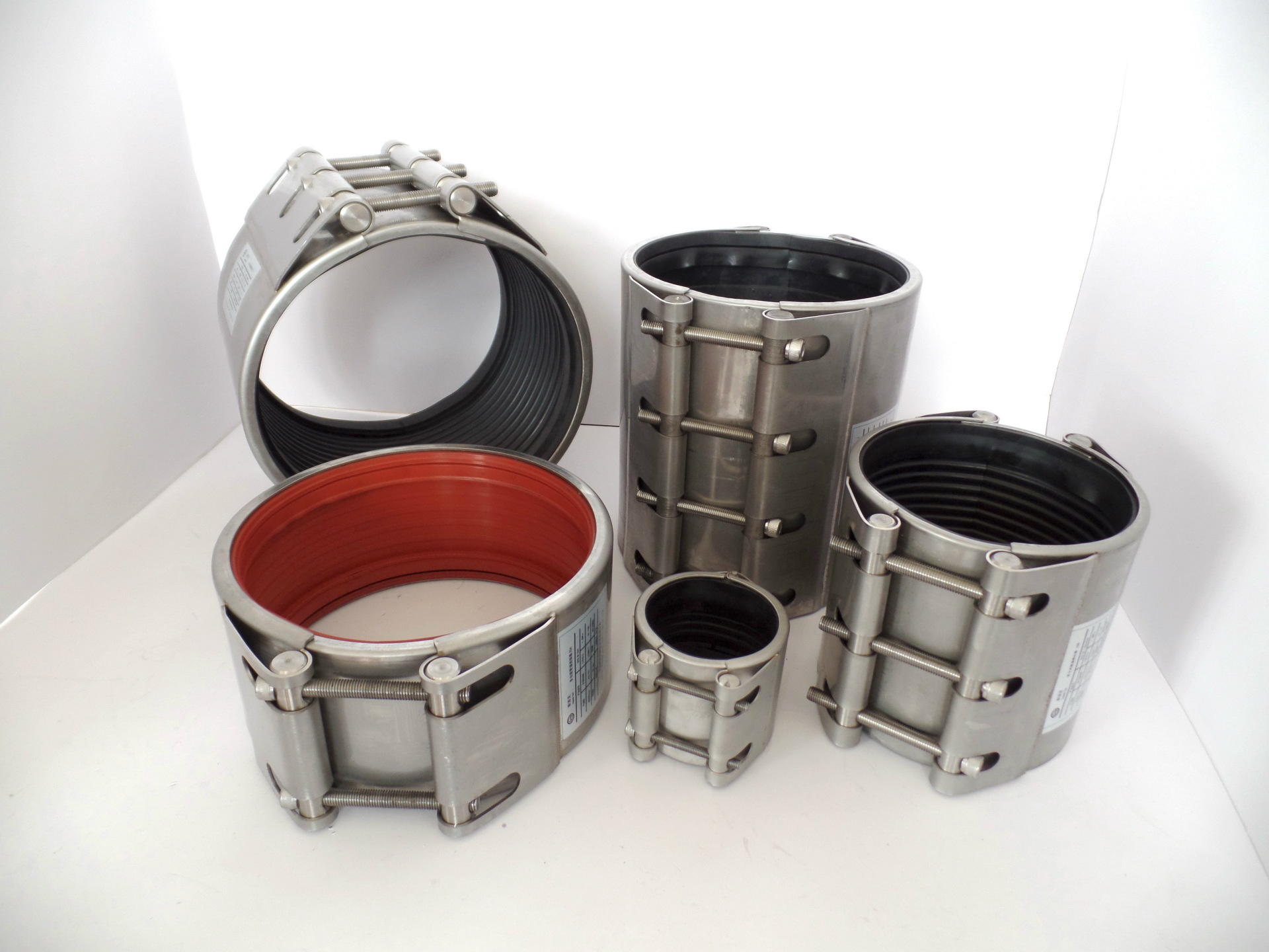 加长双卡式管道连接修补器 管道破裂修补 200,300宽 管道修补器