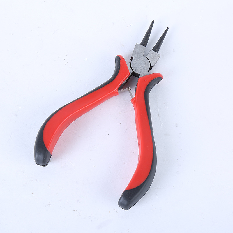 厂家直销家用红柄剪口钳子多功能钢丝钳老虎钳平口钳五金工具批发