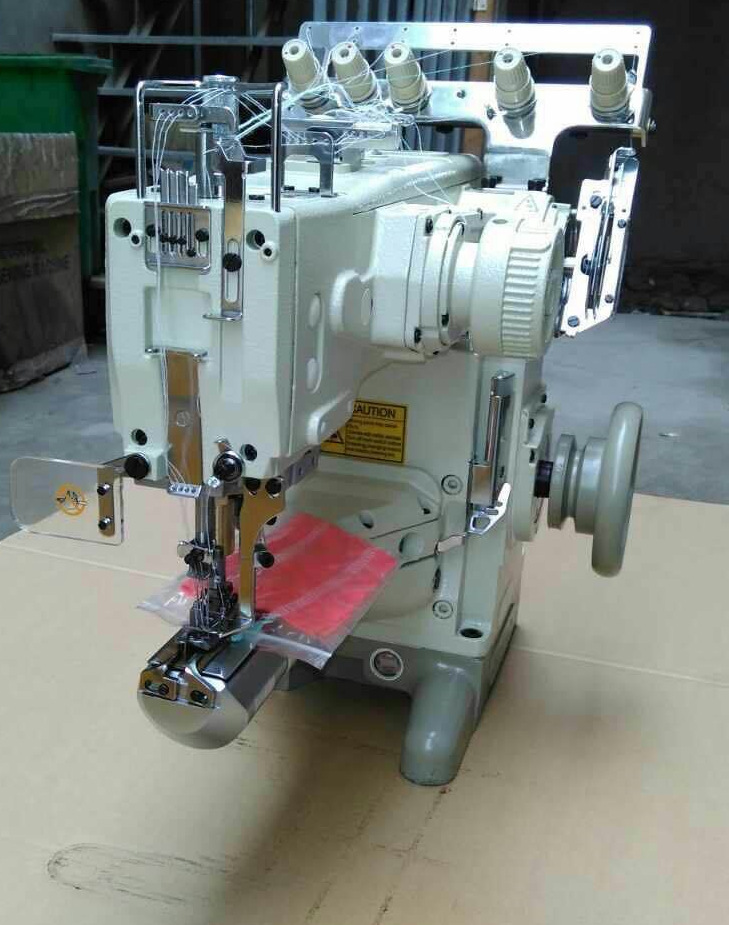 三针五线 四针六线1500筒式小嘴绷缝机 大和款加长工业绷缝机直销