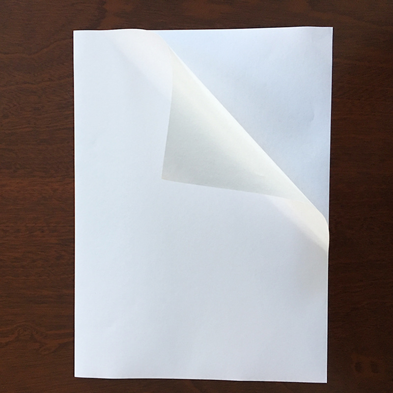 玻璃卡纸不干胶白底热熔胶不干胶标签定制批发不干胶贴纸印刷加工