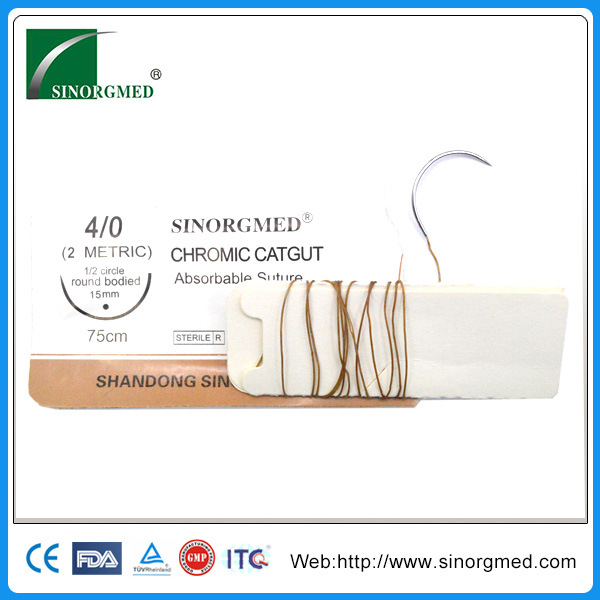 不可吸收的手术缝合线 医用羊肠线 一次性使用产品(出口专用)