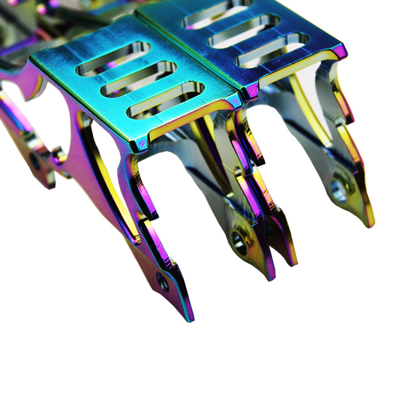 轮滑hv刀架 平花溜冰鞋毒龙刀架 彩色v架 fsk 毒牙刀架 轮滑刀架