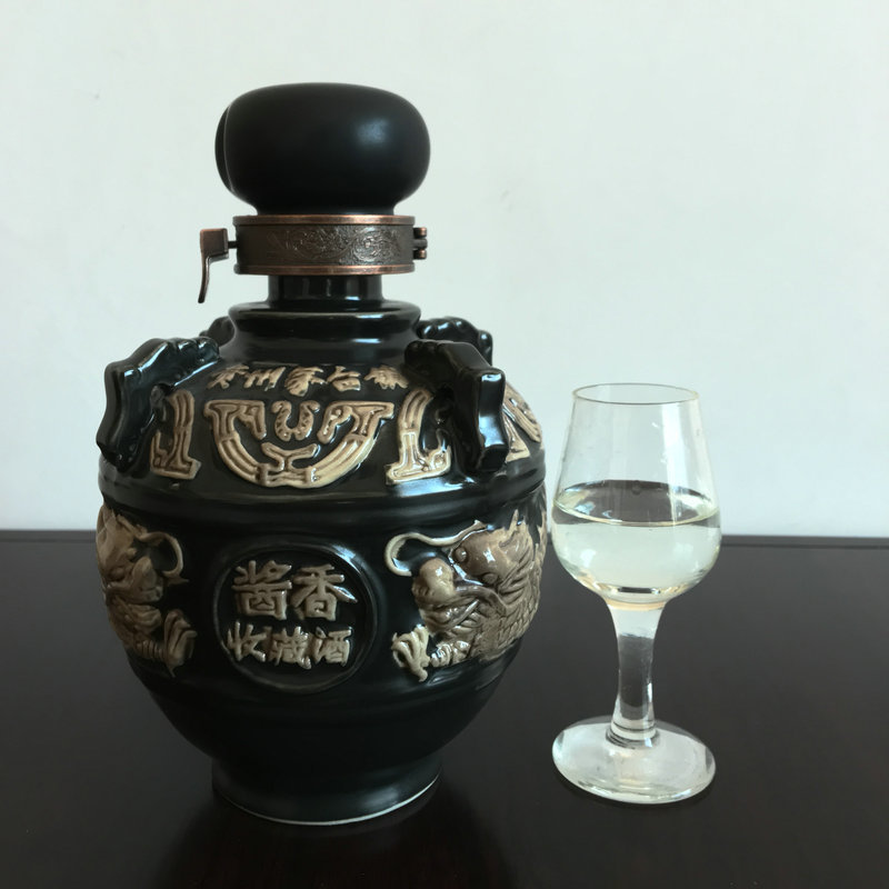 零国度坛装酒送礼收藏酒 贵州茅台镇原生龙坛酱香酒53度 500ml