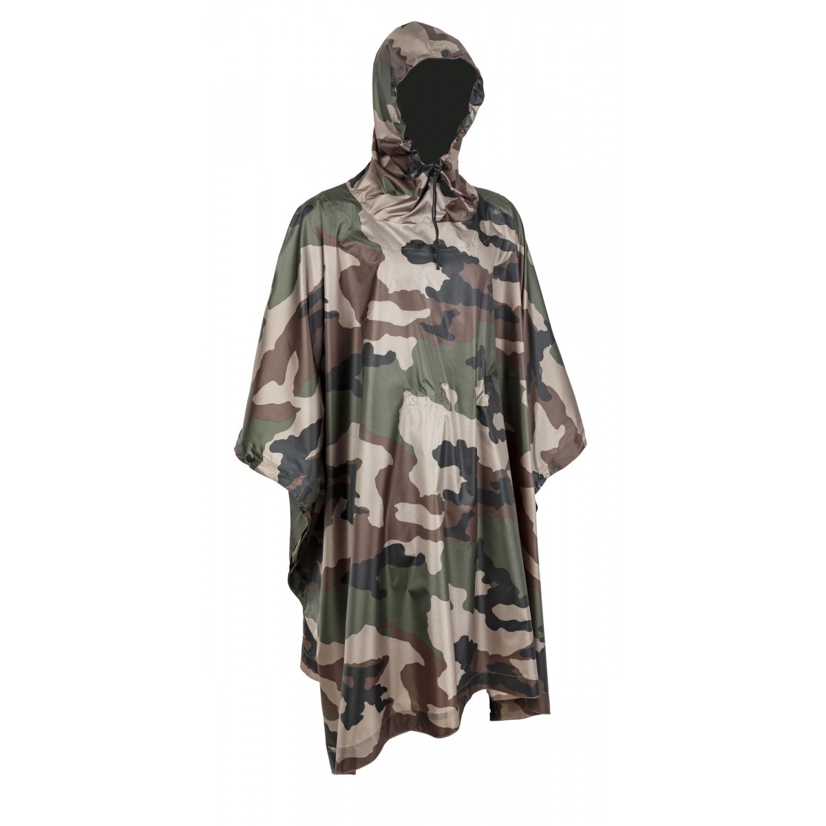 专业生产出口高品质军队轻薄迷彩雨衣雨披