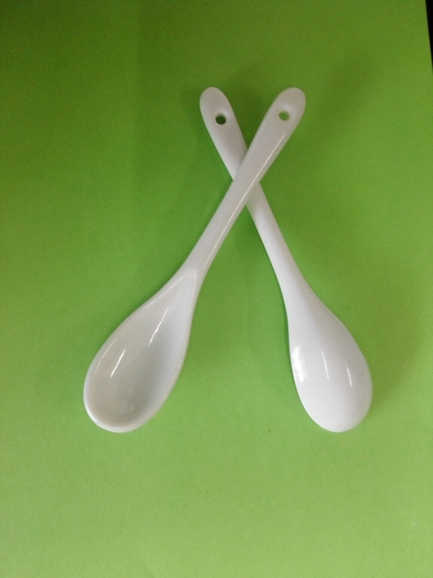 创意冰勺咖啡搅拌勺小汤匙调料咖啡勺 甜品蜂蜜塑料白色调羹/饭勺