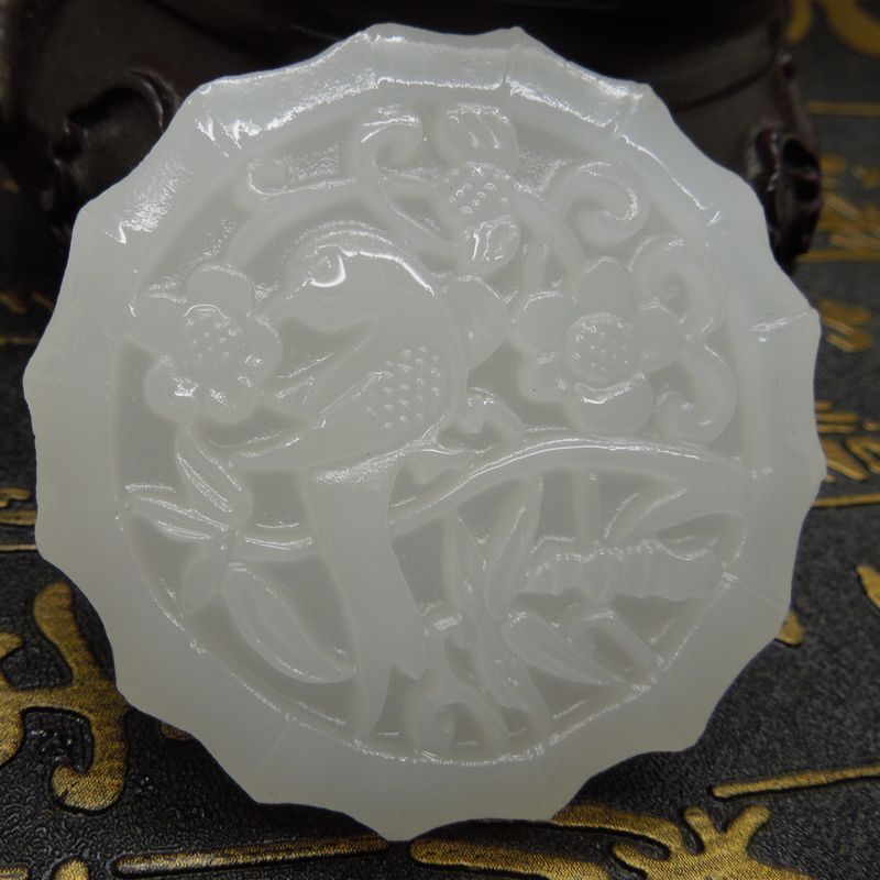 天然阿富汗玉喜上眉梢牌子 阿富汗牌子批发 玉石批发厂家直销款