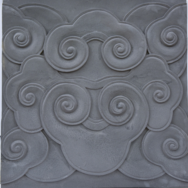 港华砖雕新品 精美仿铜浮雕 祥云集福 公园园林墙壁装饰青砖定制