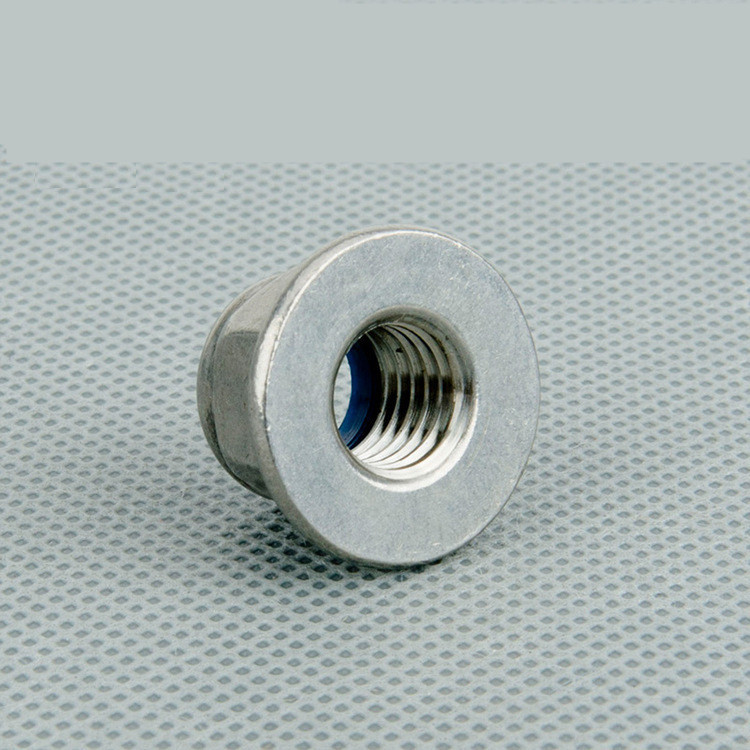 厂家促销 供应304不锈钢din6926法兰面防松螺母 m4-m12法兰面螺母