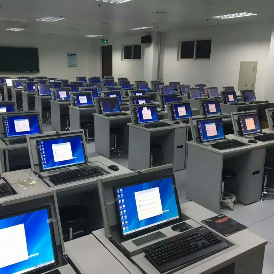 厂家专业批发学校部队微机室电教室语音教室电脑桌