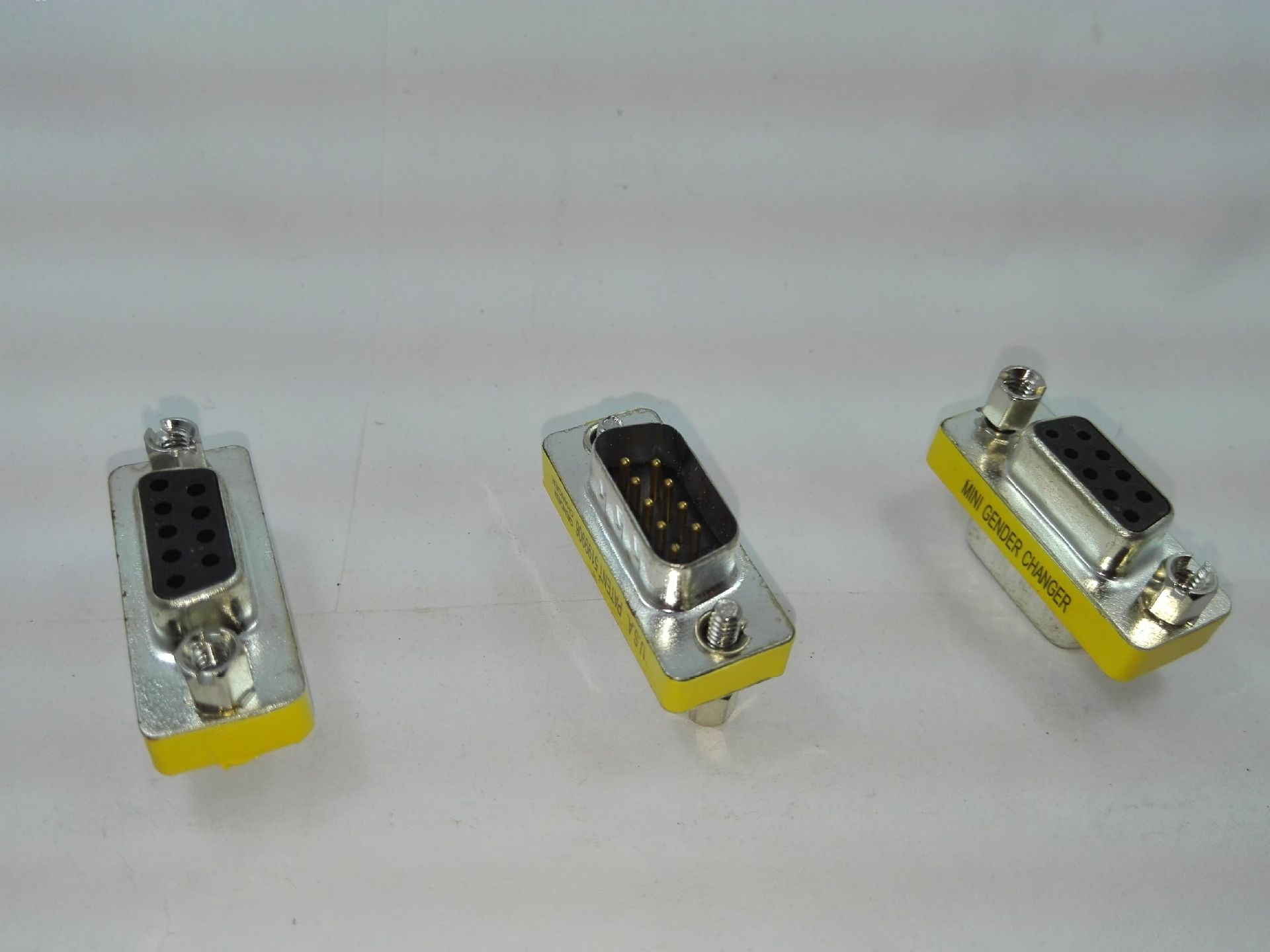 9针对9孔头 9公对9母头 串口公对母延长头 rs232对接头 db9串口头