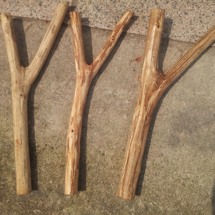 批发实木树叉木叉 复古田园家居艺术工程装饰材料 接受diy规格-阿里巴