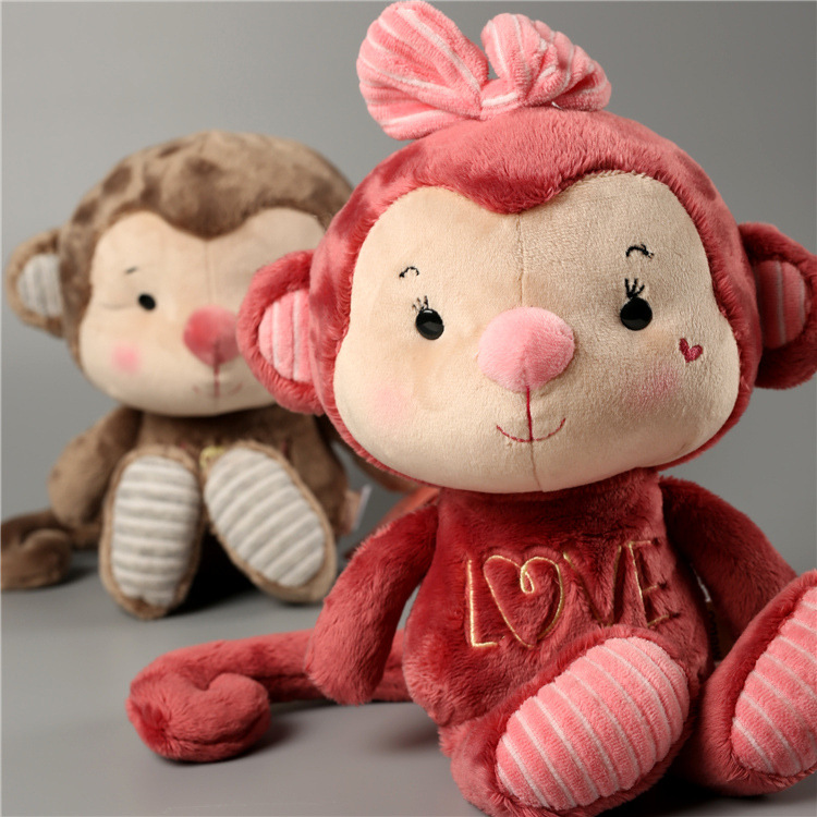 正版森宝猴情侣公仔毛绒玩具 猴年吉祥物 生日礼物 圣诞礼物