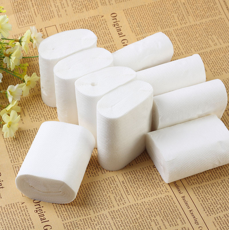 酒店一次性用品 宾馆客房饭店专用小卫生纸 无筒厕纸卫生间小纸卷
