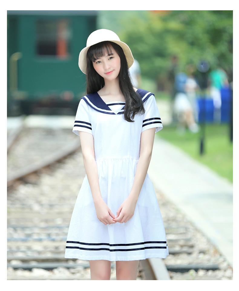 16120夏装新款少女中长款修身显瘦连衣裙女中学生夏季韩版公主裙