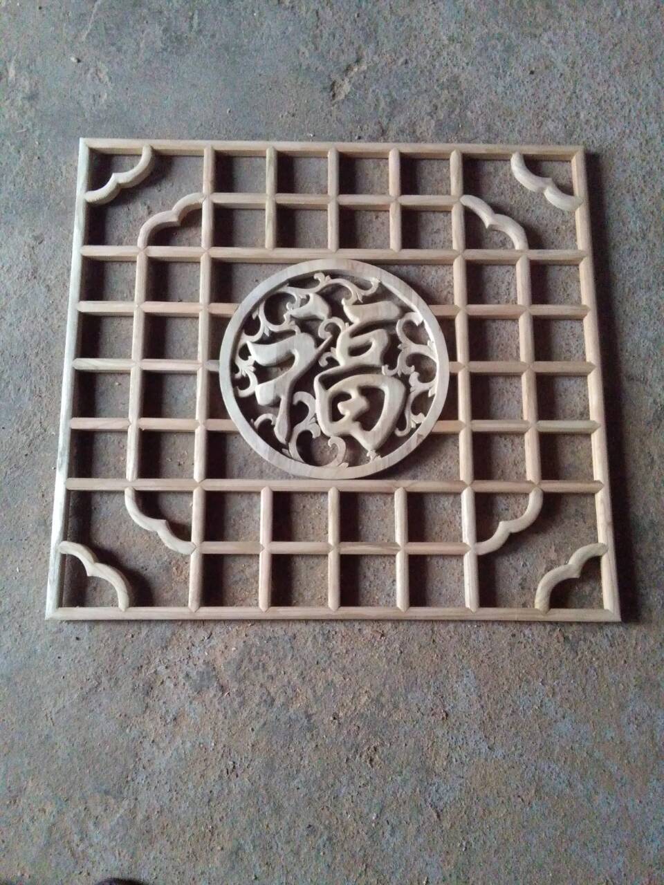 长期供应实木木雕花格 仿古门窗中式花格古典工艺品 厂家直销