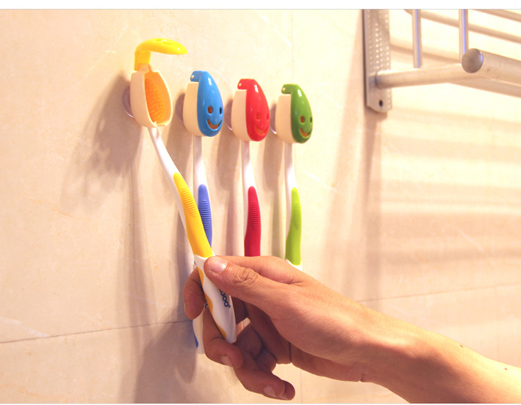 4p笑脸牙刷架 牙刷架 浴室用品 生活