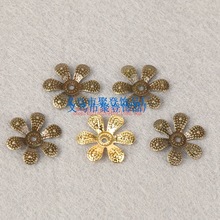 diy古风花片饰品配件18mm六叶小花 手工古装新娘妆头饰发簪材料