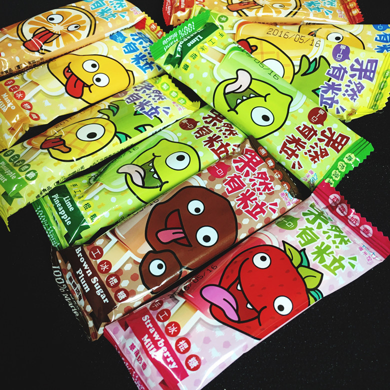 复古手工冰棍糖冰淇淋糖果创意儿童零食20g 含果粒
