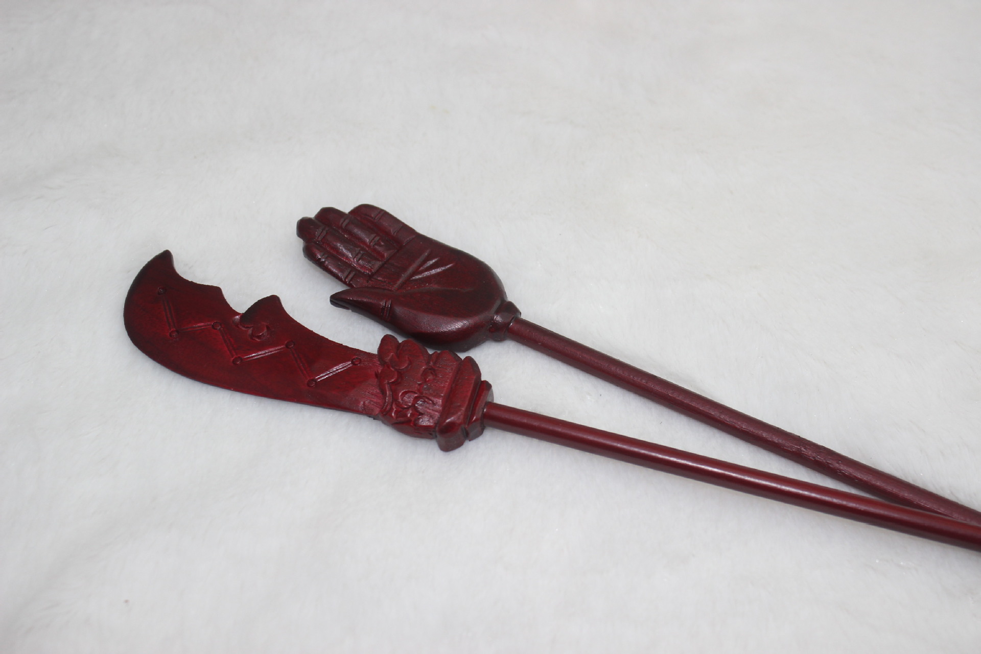 佛教用品施食器佛手刀焰口法器出食器法会佛手出食刀施食 手工艺