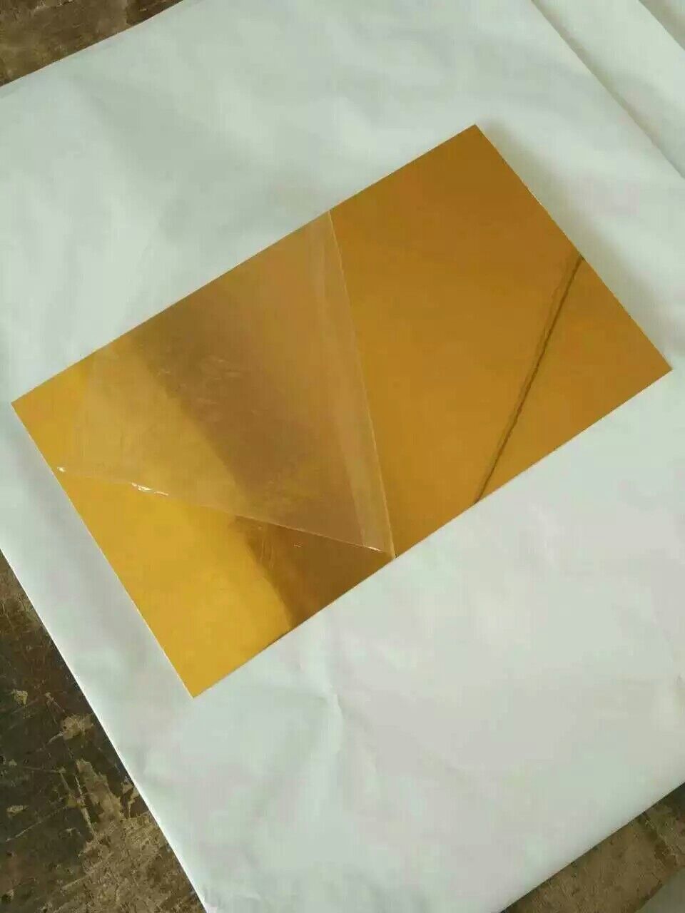 镜面铝板 1060/3003/5052 反光率高 进口镜面铝板 金色 黑色