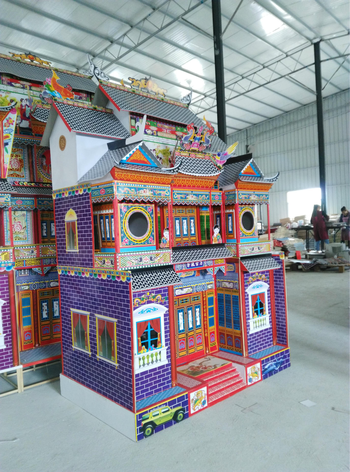 殡葬用品 祭祀用品 纸房子 纸别墅 灵房灵屋 冥房冥屋 纸扎别墅