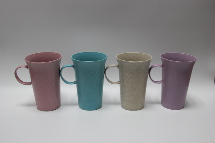 仿瓷小麦杯 创意小麦杯 儿童无毒口杯水杯环保易降解云逸小麦杯