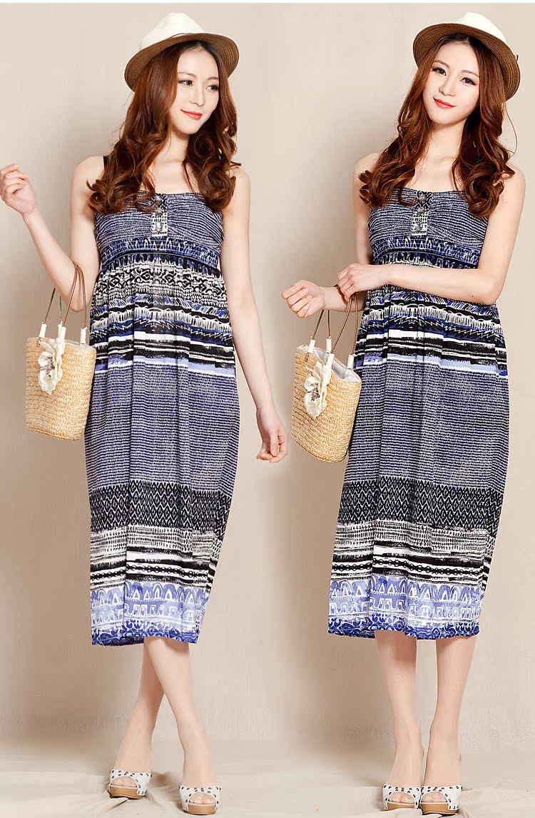 2015夏装新款 全棉刺绣花休闲修身娃娃连衣裙女装