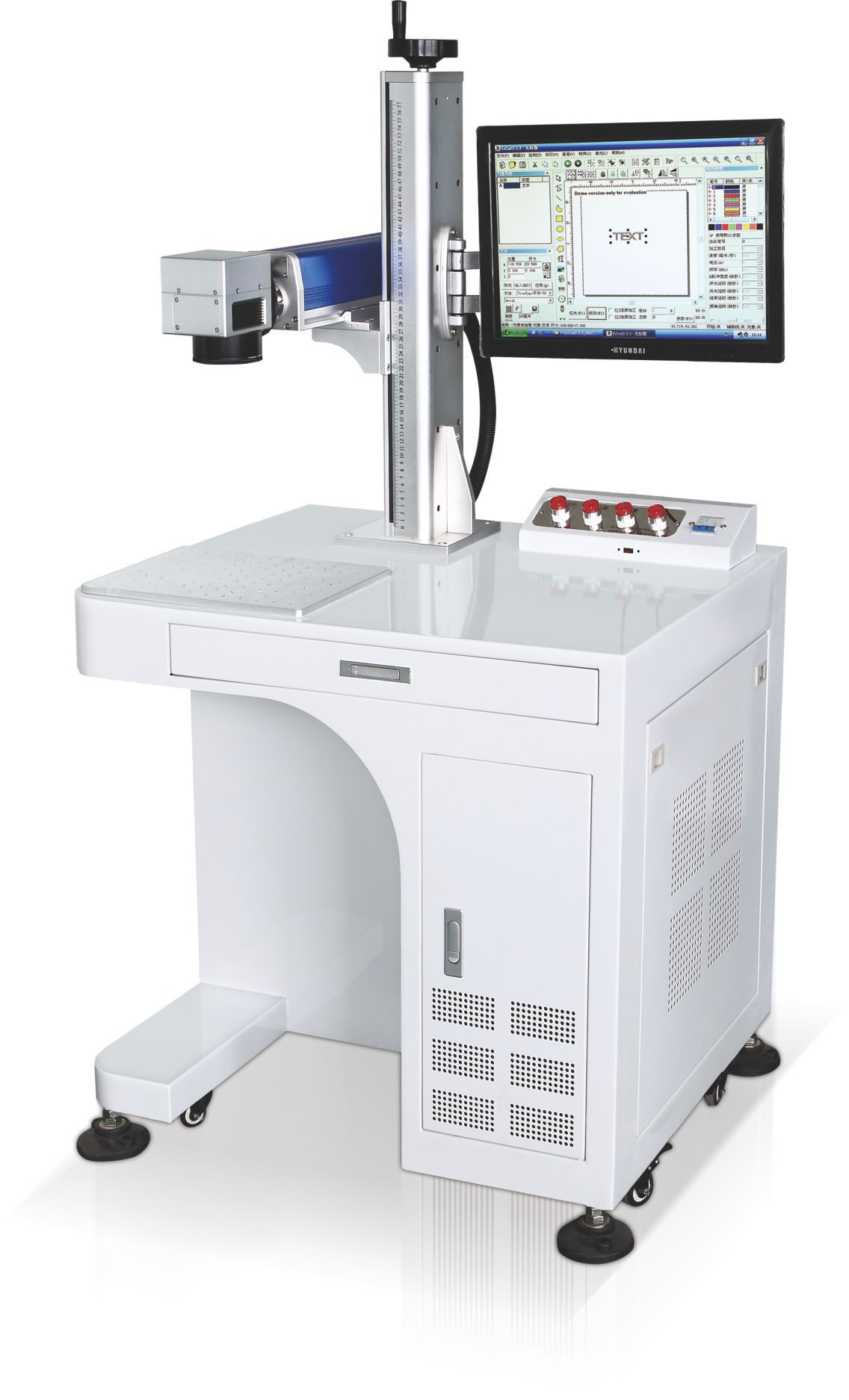 光纤激光打标机30w金属刻字机不锈钢打码机铭牌标牌镭射机雕刻机