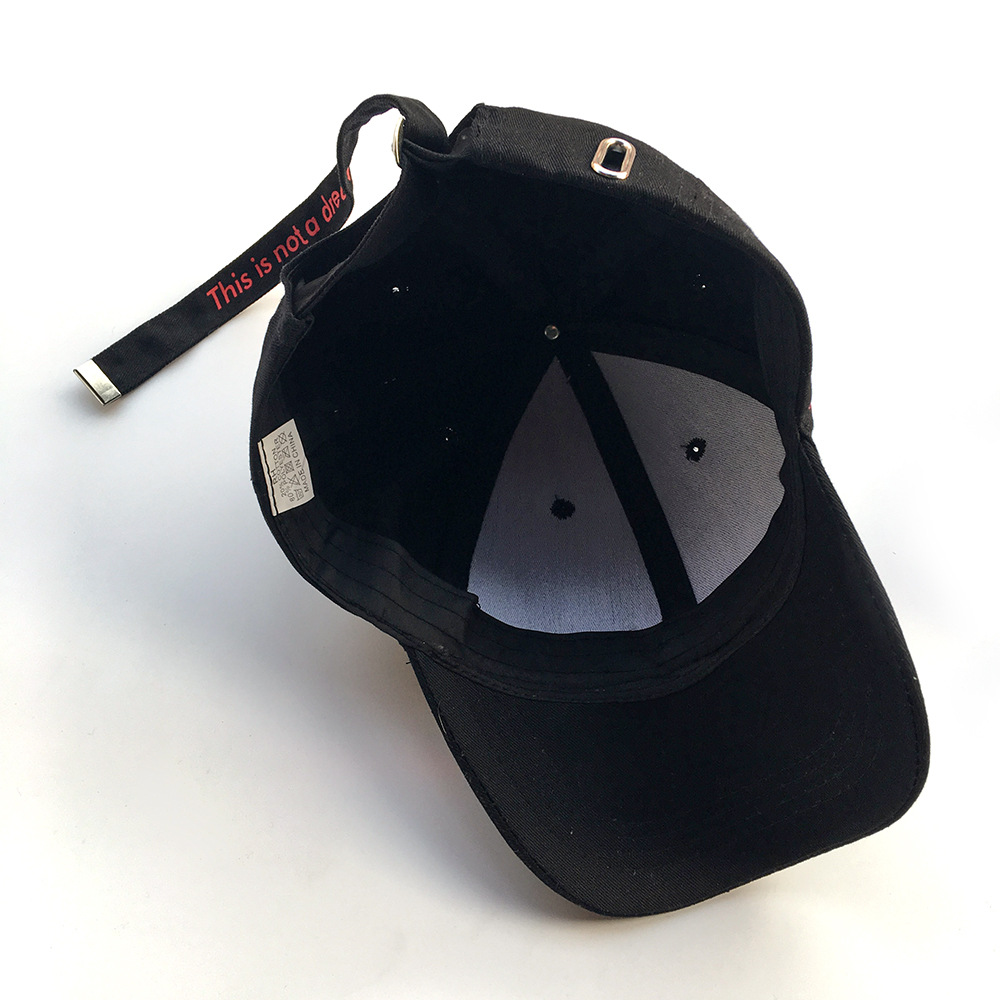 韩国字母简约纯色印花字母mauve棒球帽权志龙gd同款长尾弯檐帽子