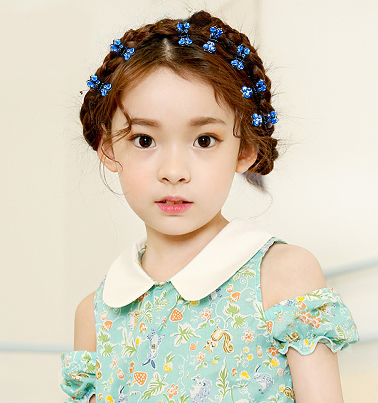 特价水钻大号蜜蜂夹 儿童盘发小刘海小爪夹 公主头花韩版热卖