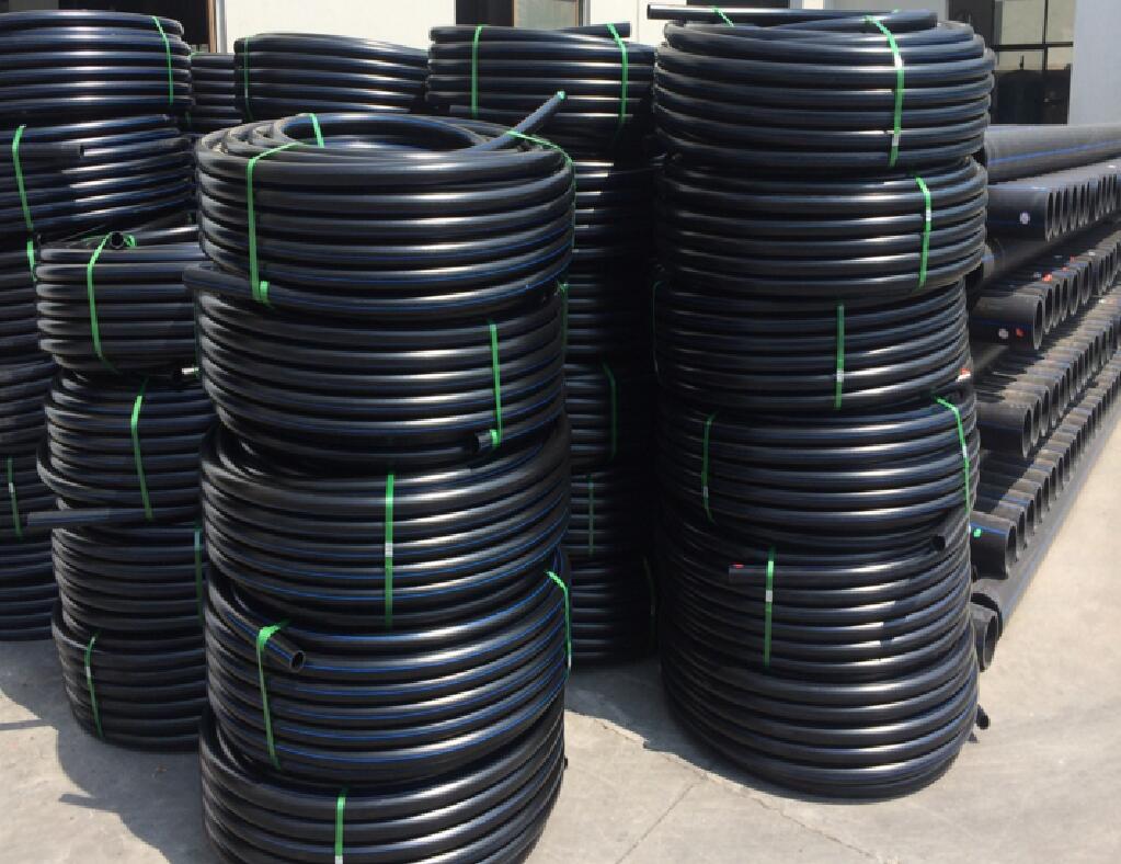 厂家直销pe盘管 pe给水管 自来水管 黑色盘管 dn32规格齐全