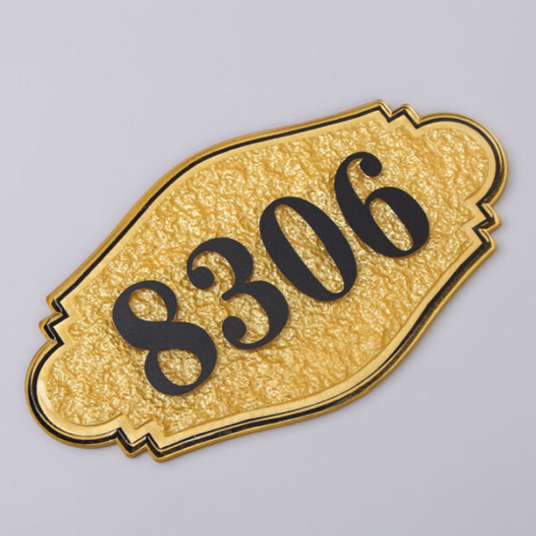 房号牌_金色亚克力数字门牌批发有机玻璃门牌号酒店房号牌 - 阿里巴巴